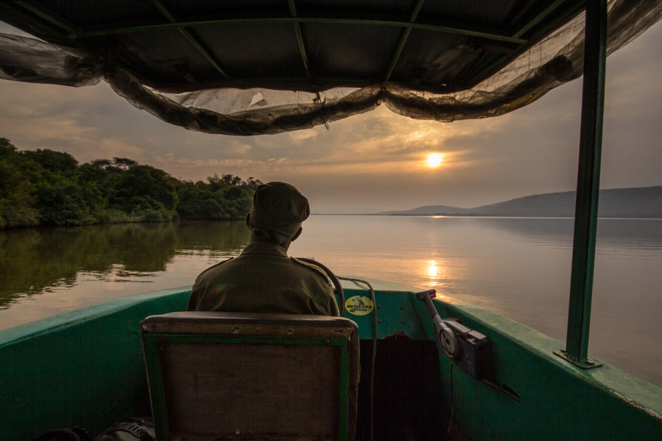 Boat trip in Lake Mburo National Park