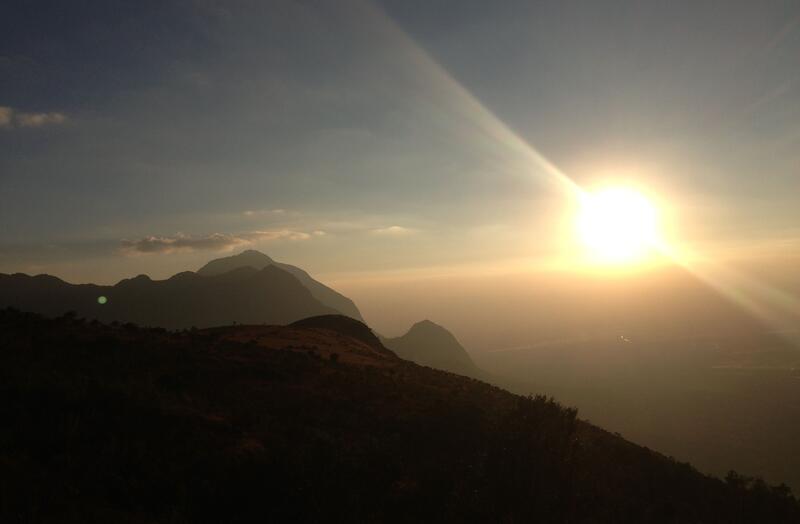 Sunset view at Mt Mulanje