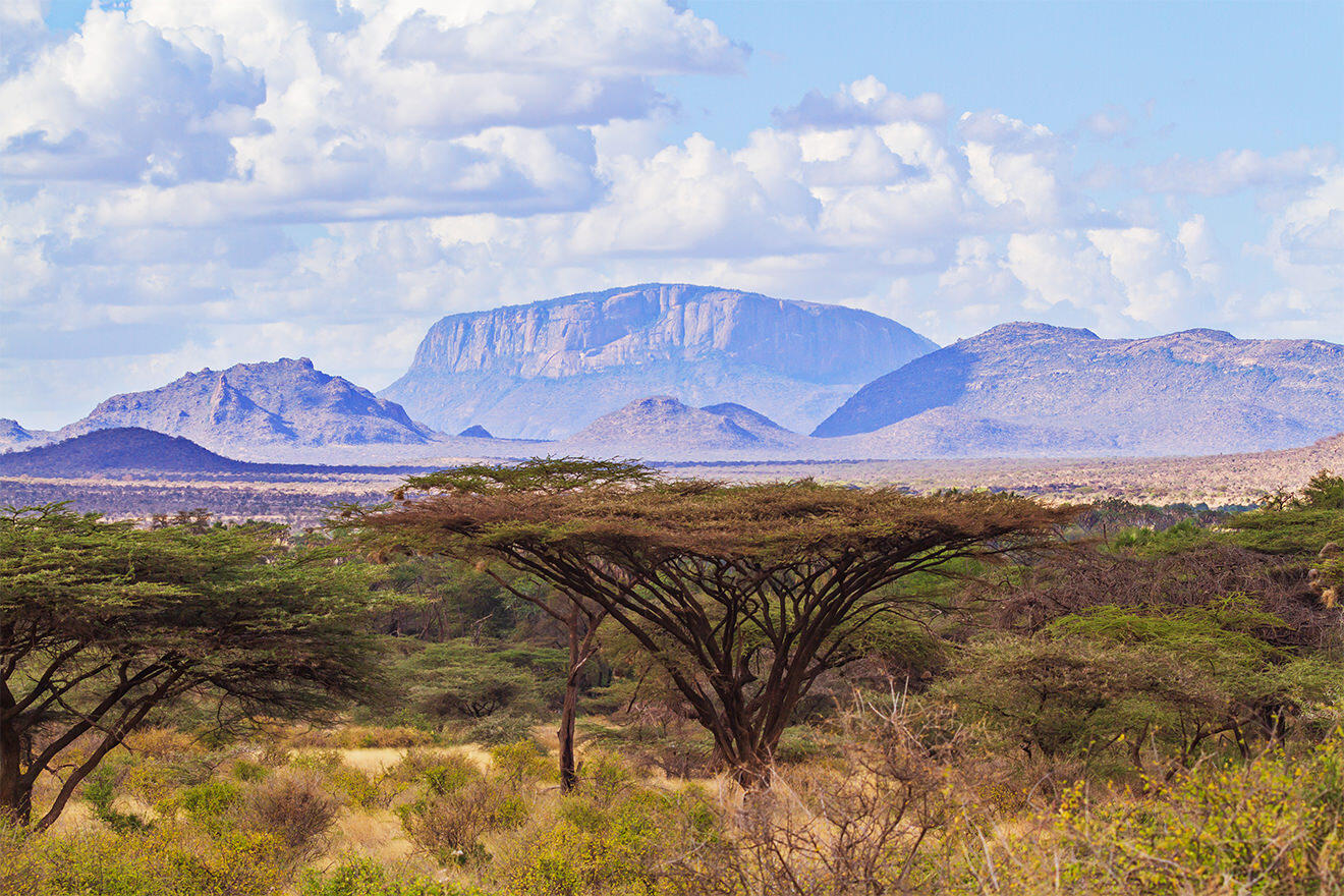 Mountain view, Samburu
